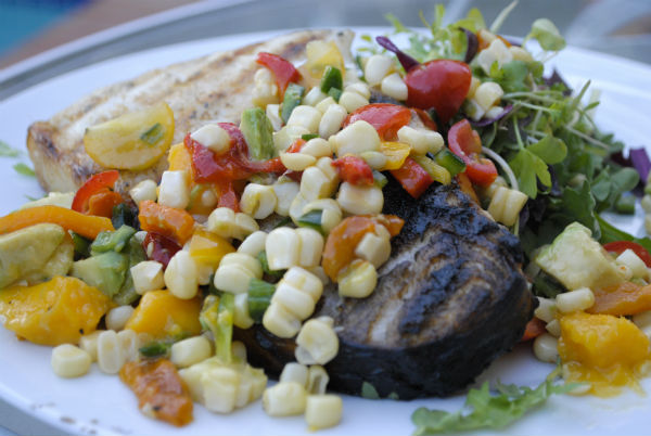 Mango Corn and Avocado Relish for Grilled Fish — The Boreka Diary